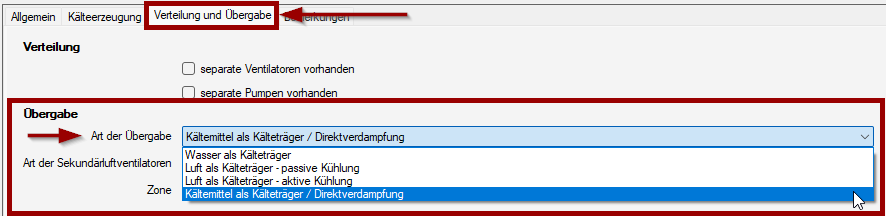 Art der Übergabe