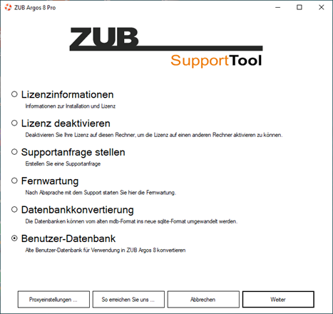 Support-Tool