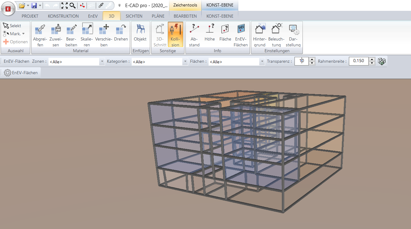 E-CAD: Drahtmodell